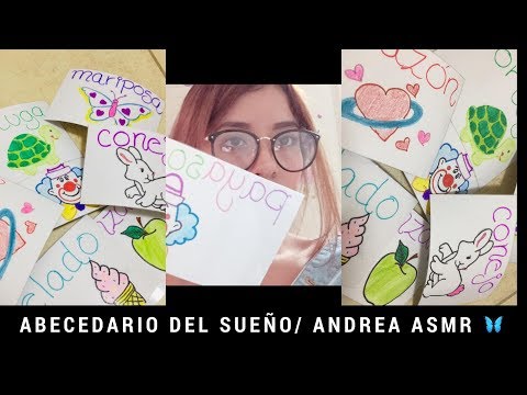 ASMR/ Abecedario del sueño/ Tapping/ Crunchy/ Muy Relajante/ Andrea ASMR 🦋