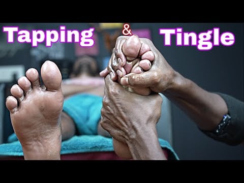 ASMR Feet Tapping | Getting Huge Tingles By Foot Massage | Foot Wash ASMR | Tapping And Tingles ASMR