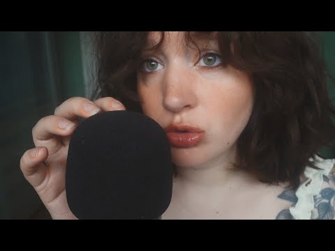 ASMR wet mouth sounds, inaudible whispers and breathing deep in your ear