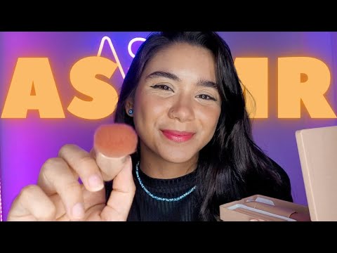 ASMR: MAQUIANDO VOCÊ PARA O MEU ANIVERSÁRIO 🎂🎁