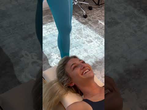 Can't BELIEVE how DEEP She CRUNCHED nerve flossing  #shorts #chiropractic