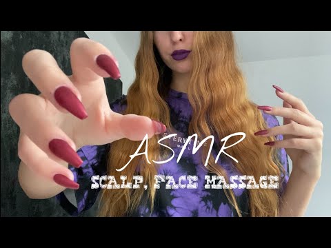 ASMR | LAYERED SCALP and FACE MASSAGE🌙