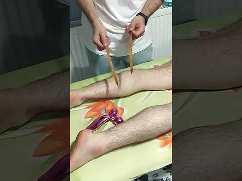 ENERGY MASSAGE THAT RELAXES HAMSTRING MUSCLES INCREDIBLY #satisfying #relaxing #asmr #short #massage