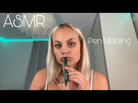 ASMR Tingly Pen Nibbling ✏️