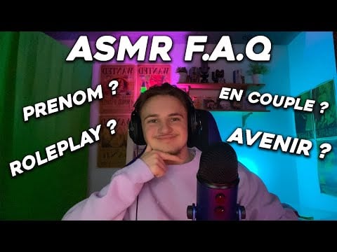 ASMR | F.A.Q des 12k ABONNES ! (encore merci)