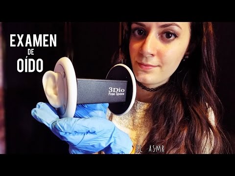 ♡ASMR español♡ EXAMEN DE OÍDO Binaural♥ Doctor Roleplay *3Dio*