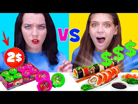 ASMR CHEAP vs EXPENSIVE Food Challenge By LILIBU