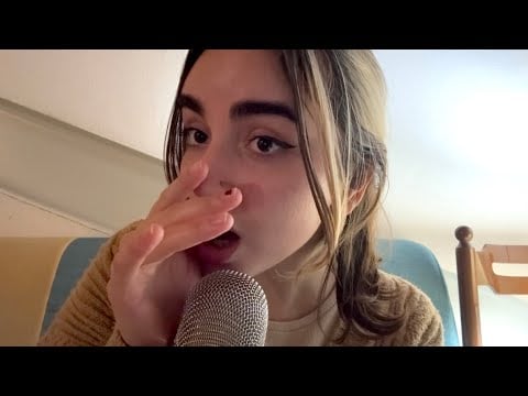 ASMR FAST But NOT AGGRESSIVE Mouth Sounds (tongue swirling, hand motions, mostly cupped)
