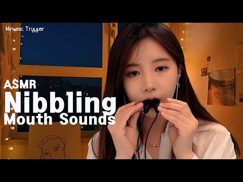 마이크니블링ASMR 쪼꼬마치만 강한 팅글 Nibbling trigger (거의 숨참기영상)