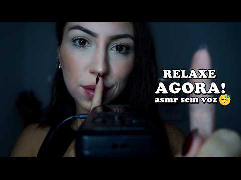 ASMR para RELAXAR PROFUNDAMENTE (sem voz, toque na tela suave e lento, hand movements)