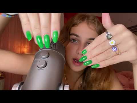 ASMR nail tapping and nail polish bottle tapping | whispering