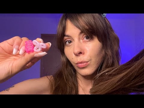 ASMR Mean Girl Secretly Likes You Plays With Your Hair 💗(you’re playing hard to get)
