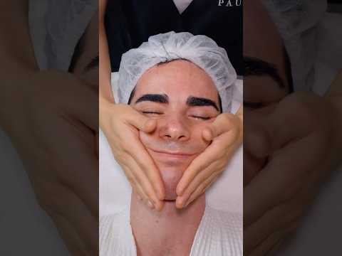 ASMR: Gentleman Facial Massage with ACNE REMOVAL #shorts