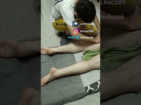 THE MOST RELAXING TECHNIQUES FOR THE BACK OF THE LEGS #satisfying #relaxing #asmr #shorts