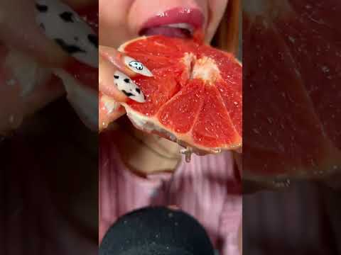 Juicy Grapefruit ASMR Explosion! 🤯🍊 #Shorts
