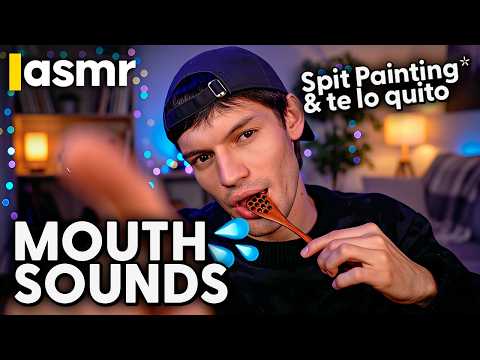 ASMR PARA DORMIR con Mouth Sounds Intensos: Te Lo Quito, Miel Pegajosa y Besitos