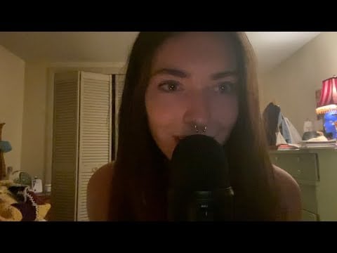 a very scattered whisper ramble asmr