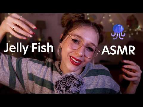 ASMR 🪼 jelly fish, butterfly & inaudible whispering for instant tingles ✨ (no talking)