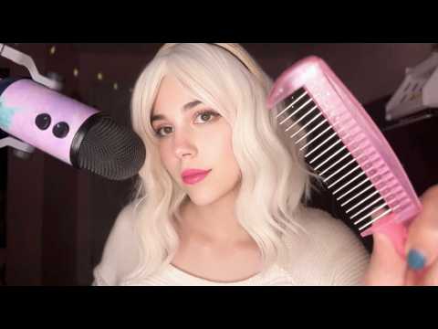 ASMR combing your hair