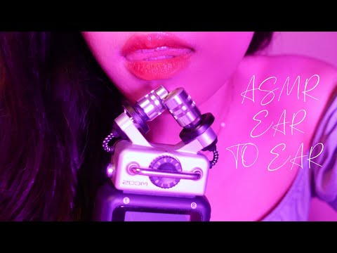 ASMR | Ear to Ear Mouth sounds 👂🏻👄💦