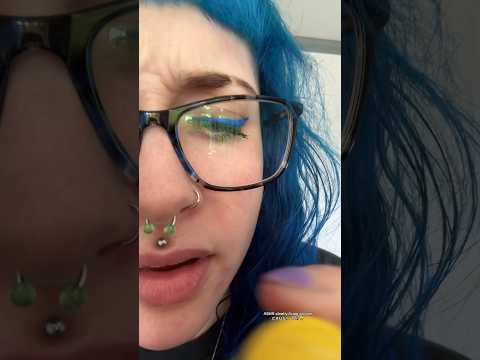 ASMR silently fixing up your C R U S T Y self 🤮 #asmr #shorts
