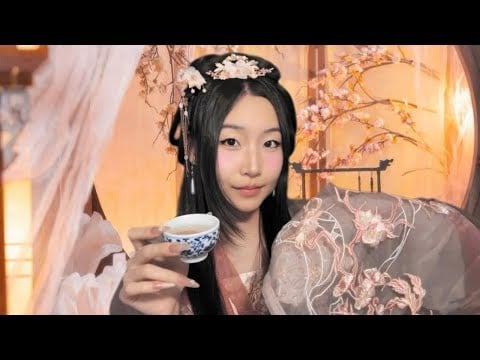 [ASMR] Guiding You Through Ancient Chinese Harem As a Concubine🐉🌸Soft Spoken Makeup Brushing Tingles