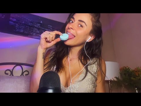 Taste testing yummy snacks -Asmr