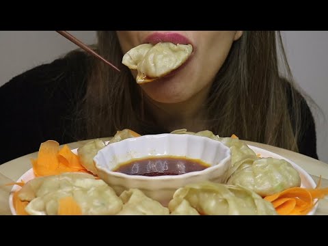 ASMR CHICKEN DUMPLINGS / CARROTS / MUKBANG / no talking / CREMA ASMR #asmr #mukbang #dumplings #food