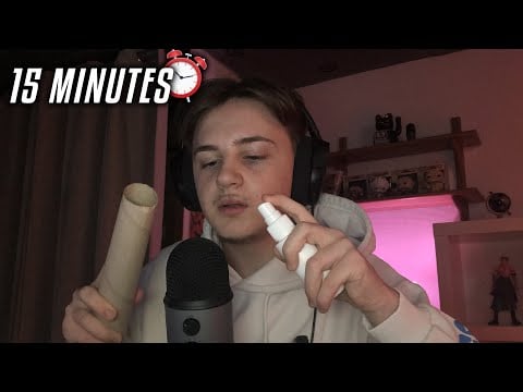 ASMR | J'ai 15 Minutes Pour T'ENDORMIR 💤​ (fast tapping, chuchotement, pluie...)