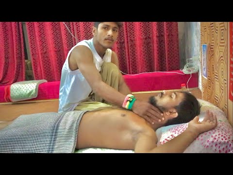 ASMR Massage For Deep Sleep 😴 by Master Foji | Chest Massage For Relax #asmrmassage #relax