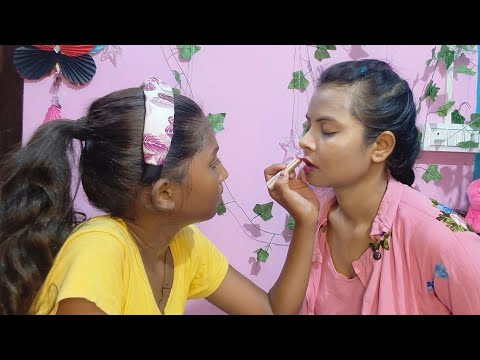 ASMR Summer 🌞 Hair And Makeup 💄 Doing By Baijanti 💆‍♀️