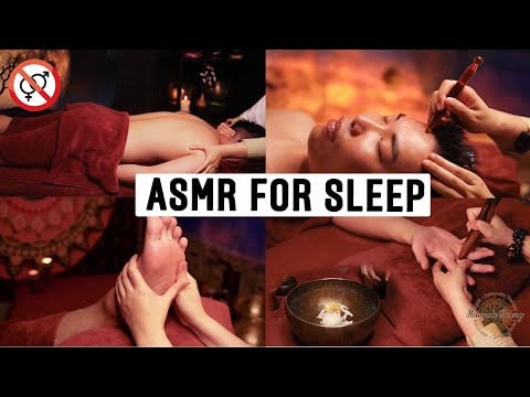 Complete 1-Hour ASMR Massage Experience| Deep Sleep ASMR | No Talking