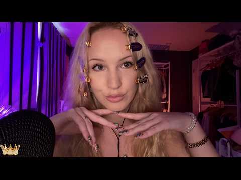 Super slow, gentle tingles: scratch & caress my face, hair clips, & jewelry | Tingle Master ASMR