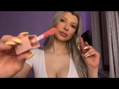 ASMR Lipgloss and Kisses 💄 Very relaxing and tingly 
