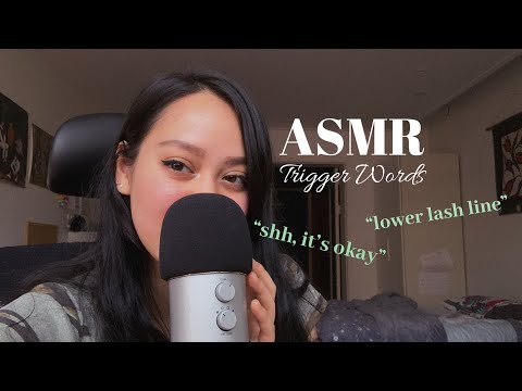 ASMR TINGLY TRIGGER WORDS [Pure Whispering] [Finger Fluttering]