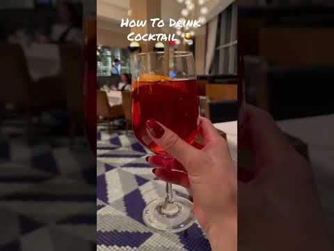 How To Drink Cocktail 🍹