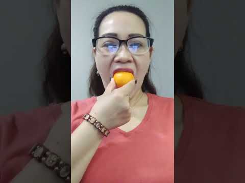 ONE TIME BITE ORANGE #everyone #mukbang #shortsfeed #onebite #challenge