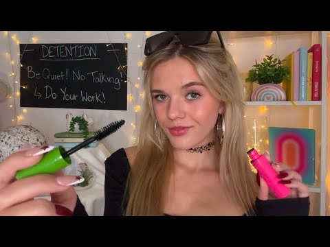 ASMR Bad Girl In Detention Gives You A Makeover 🖤💋