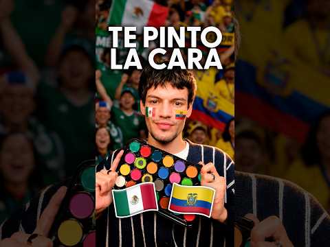 POV: TE PINTO LA CARITA PARA EL PARTIDO 🇲🇽VS🇪🇨 #asmr #mundial2026 #pov #asmrsounds