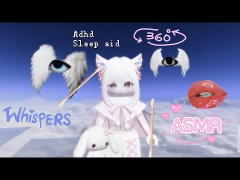 Roblox ASMR 360° cotton swab adhd whispers obby change sleep aid 
