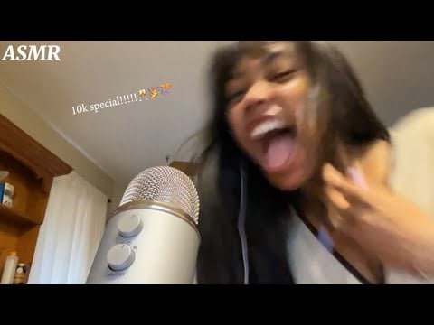 ASMR| 10k Speciallllll Updated Q&A ASMR🎊🫶🏽✨ (watch till end hehe) 