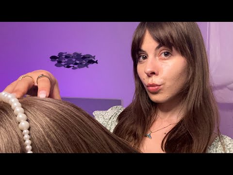 ASMR The Mean Girl who kinda likes you plays with your hair at the prom + spills all the tea 🍵