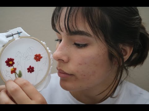 asmr embroidery teacher roleplay