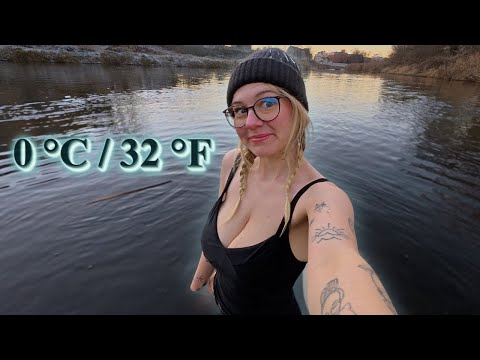 Freezing ICE BATH in Poland ❄️ | Calm ASMR Vlog
