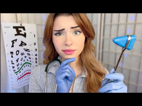 ASMR Cranial Nerve Exam EVERYTHING is Wrong ⚡ Doctor Roleplay, Eye, Hearing, Medical RP