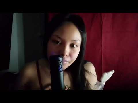 ASMR LOLLIPOP SUCKING, WHISPERS, SOFT SPOKEN, MOUTH SOUNDS, SALIVA, KISSING, LICKING, SUCKLING, WET