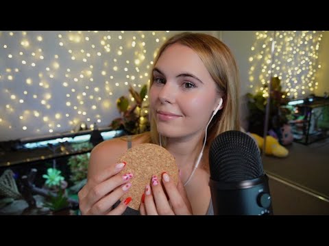 ASMR | Cork Coaster (tapping & scratching)