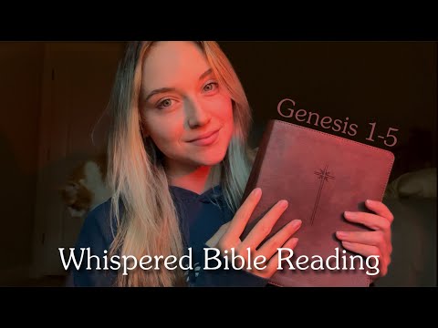 ASMR To Start Your Day Right ♡ Bible Reading: Genesis 1-5