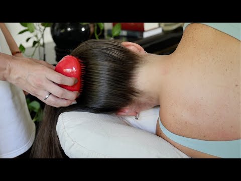 ASMR | Relaxing Scalp Massage, Head Scratches & Hair Brushing (No Talking)