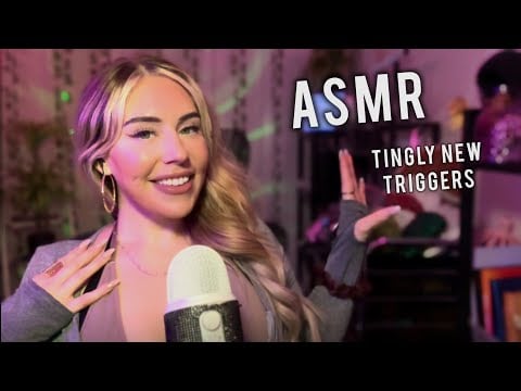 ASMR ✨ TINGLY new triggers with clicky whisper rambles & mouth sounds FOR relaxation & sleep 😴